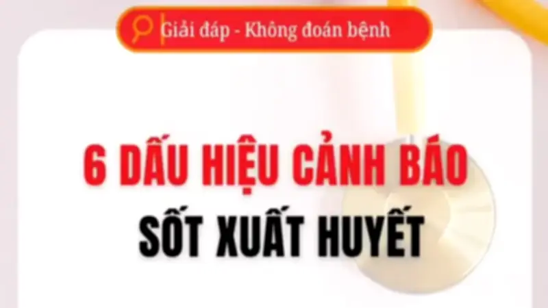 6 Dấu Hiệu Cảnh Báo Sốt Xuất Huyết Nguy Hiểm Cần Đặc Biệt Chú Ý