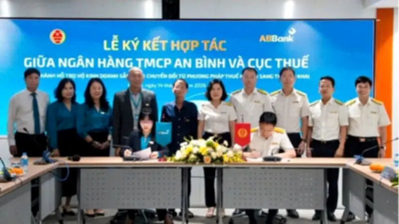 ABBank và Cục Thuế hợp tác hỗ trợ kê khai, nộp thuế điện tử trên nền tảng số