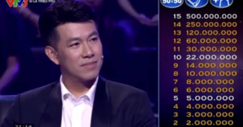 Ai Là Triệu Phú Tăng Giải Thưởng Lên 500 Triệu Đồng Kỷ Niệm 30 Năm VTV3