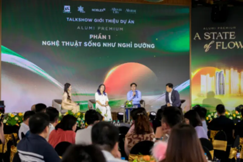 Alluvia City ra mắt gần 500 căn hộ cao cấp giữa mạch khoáng tự nhiên bên sông Hồng