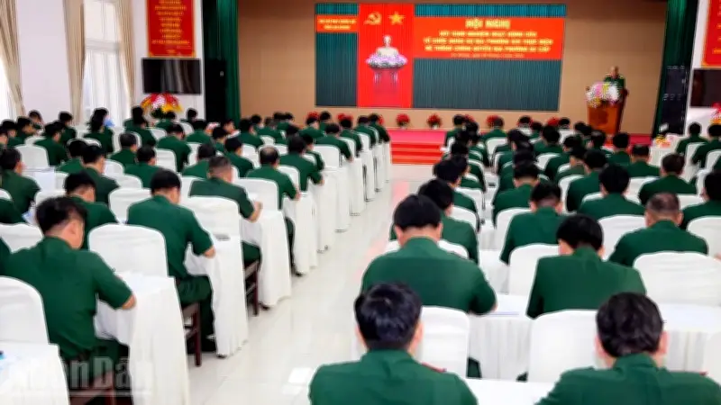 An Giang đánh giá kết quả hoạt động quân sự sau mô hình chính quyền 2 cấp