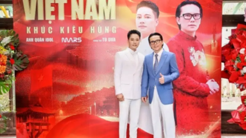 Anh Quân Idol và Tú Dưa ra mắt 'Việt Nam khúc kiêu hùng', ca khúc tự sự về niềm tự hào dân tộc