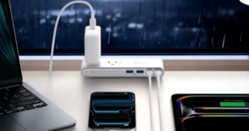 Anker Ra Mắt Ổ Cắm Kẹp Bàn 10 Cổng 70W: Thiết Kế Độc Đáo, Không Cần Khoan Vít