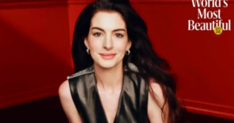 Anne Hathaway được vinh danh Người đẹp nhất thế giới 2026, chia sẻ quan điểm sống và dự án mới