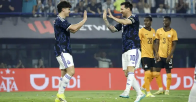 Argentina Áp Đảo Zambia, Messi Tỏa Sáng Trong Chiến Thắng Giao Hữu
