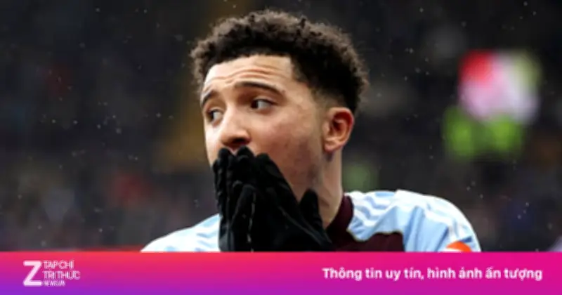 Aston Villa chịu cú sốc khi Jadon Sancho chấn thương vai, nghỉ thi đấu 2-3 tuần
