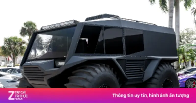 Atlas - Siêu xe đa địa hình Ukraine có khả năng lội nước độc đáo