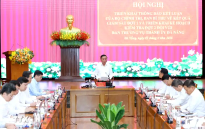 Bộ Chính trị, Ban Bí thư thông báo kết quả giám sát với Ban Thường vụ Thành ủy Đà Nẵng