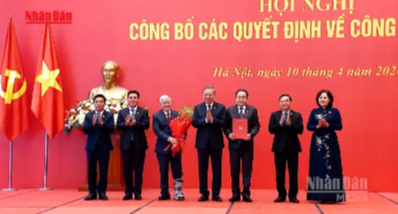 Bộ Chính Trị Chỉ Định Nhân Sự Chủ Chốt Đảng Ủy Quốc Hội Nhiệm Kỳ 2025-2030