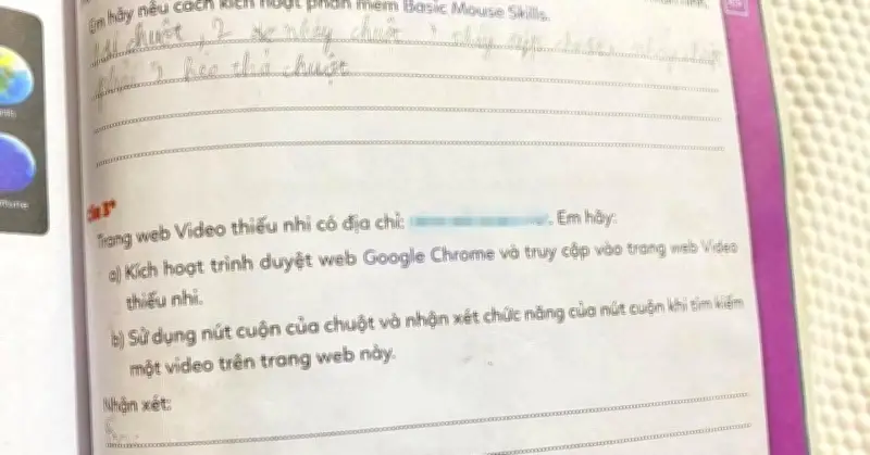 Bộ GD&ĐT lên tiếng về sách Tin học lớp 3 có đường link web lạ