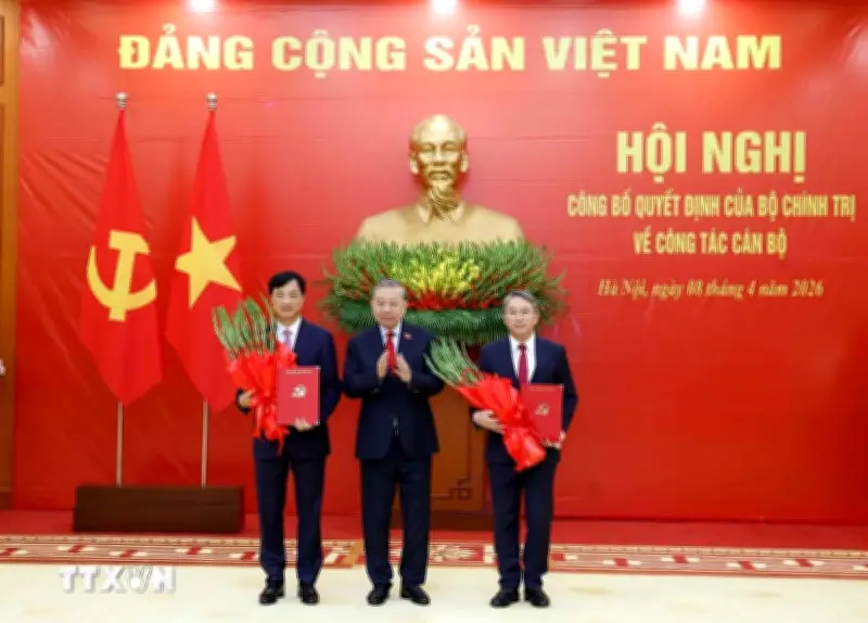 Bổ nhiệm Trưởng Ban Tổ chức Trung ương và Chánh Văn phòng Trung ương Đảng