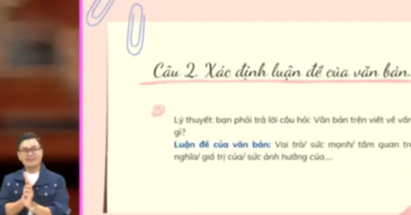 Bí quyết ôn thi tốt nghiệp THPT 2026: Chinh phục đọc hiểu văn nghị luận
