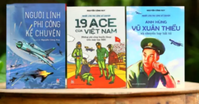 Bộ sách 'Người lính phi công kể chuyện' tôn vinh các anh hùng không quân