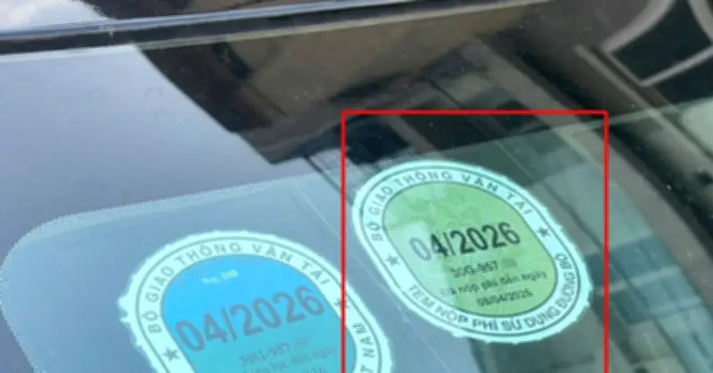 Bỏ tem dán kiểm định trên kính ô tô từ 2027, chuyển sang quản lý số hóa