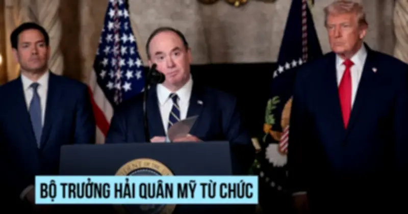 Bộ trưởng Hải quân Mỹ bất ngờ từ chức, gây chấn động chính trường Washington