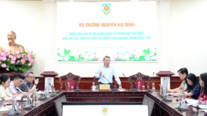 Bộ trưởng Tư pháp chỉ đạo đẩy nhanh tổng rà soát văn bản pháp luật toàn quốc