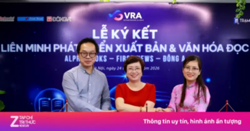 Ba 'ông lớn' xuất bản thành lập Liên minh Phát triển Văn hóa đọc Việt Nam