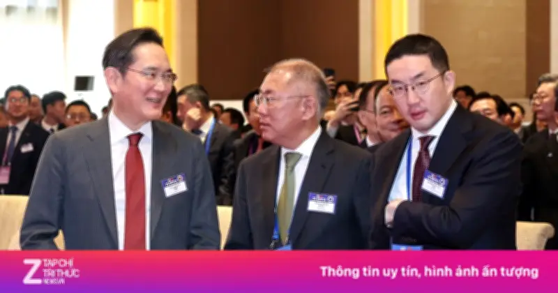 Ba 'trùm công nghệ' Hàn Quốc tháp tùng Tổng thống Lee Jae Myung thăm Việt Nam