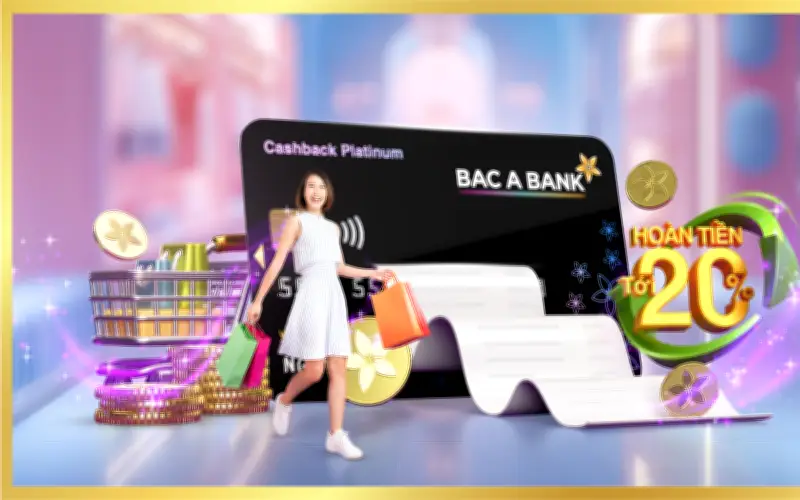 BAC A BANK tung ưu đãi hoàn tiền 20% và miễn phí thường niên trọn đời cho khách hàng mở thẻ tín dụng mới