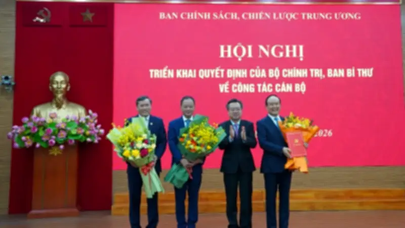 Ban Chính sách, Chiến lược Trung ương bổ nhiệm ba Phó Trưởng ban mới