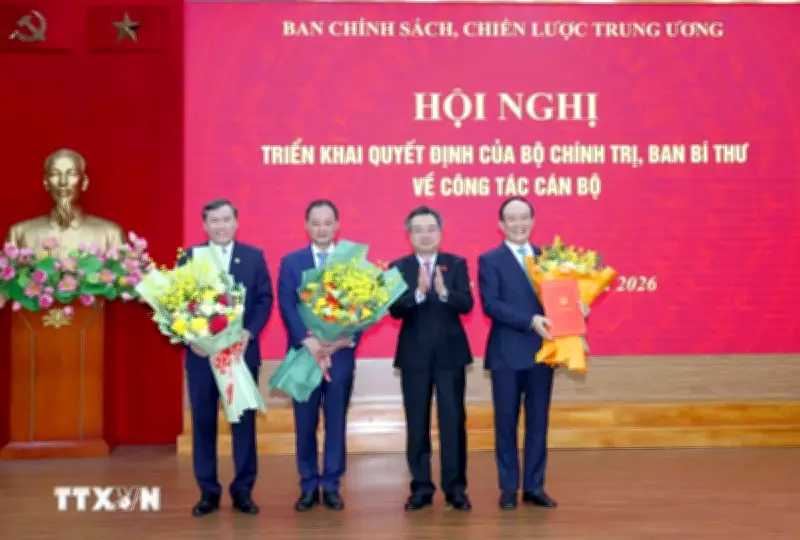 Ban Chính sách Chiến lược Trung ương công bố quyết định quan trọng về công tác cán bộ