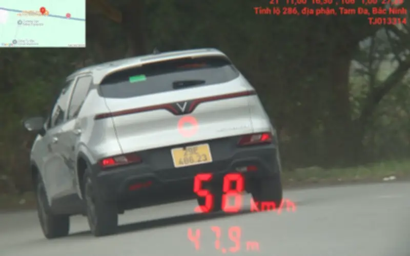 Bắc Ninh: 791 Phương Tiện Vi Phạm Tốc Độ Bị Xử Phạt Trong Tuần