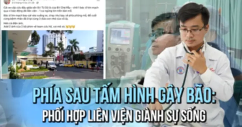 Bác sĩ Chợ Rẫy chạy bộ cứu sản phụ ngưng tim gây sốt mạng xã hội