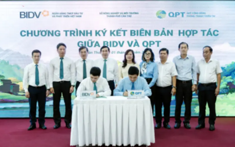 BIDV và Quỹ Cộng đồng phòng tránh thiên tai ký kết trồng 240.000 cây xanh tại Cần Thơ