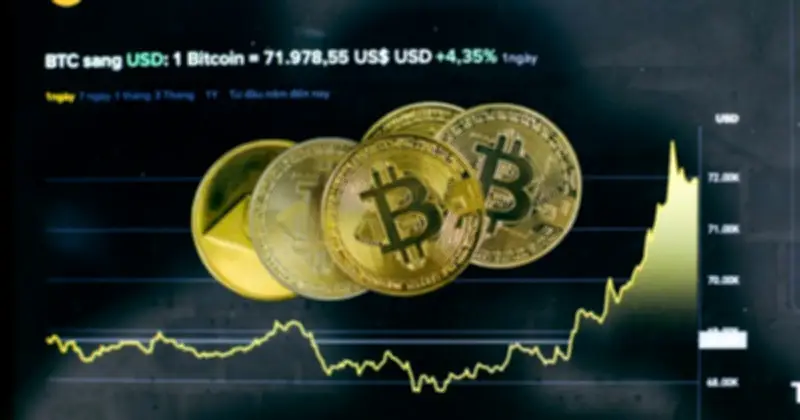 Bitcoin Bật Tăng Mạnh 4.83%, Vượt 72.000 USD Nhờ Tin Ngừng Bắn Iran