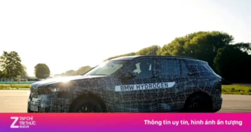 BMW iX5 Hydrogen: SUV chạy hydro, nạp 5 phút, chạy 750 km, sản xuất từ 2028