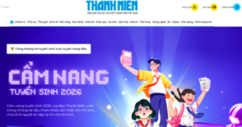 Báo Thanh Niên Phát Hành Phiên Bản Điện Tử Cẩm Nang Tuyển Sinh 2026 Miễn Phí