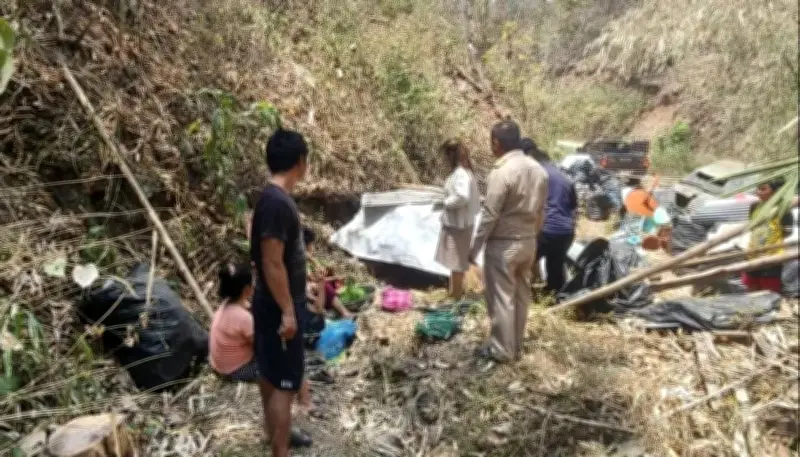 Bom Rơi Lạc Xuống Làng Thái Lan, Sơ Tán Dân Khẩn Cấp