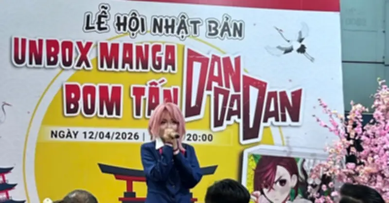 Bom tấn manga 'Đàn Đá Dân' ra mắt tại Lễ hội Nhật Bản ở TP.HCM