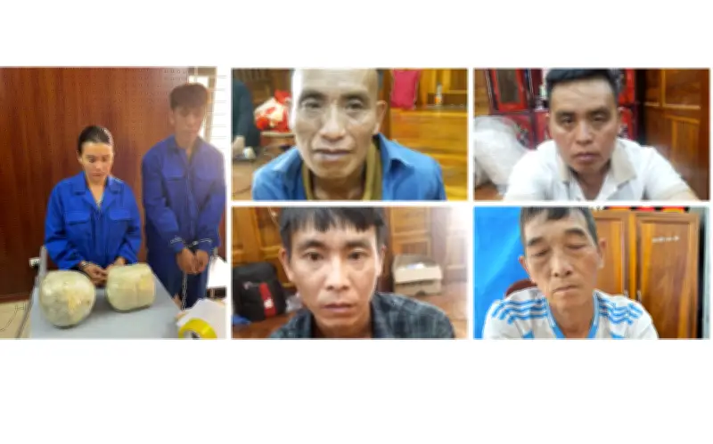 Bắt 6 đối tượng có quan hệ thân tộc vận chuyển ma túy liên tỉnh xuyên biên giới