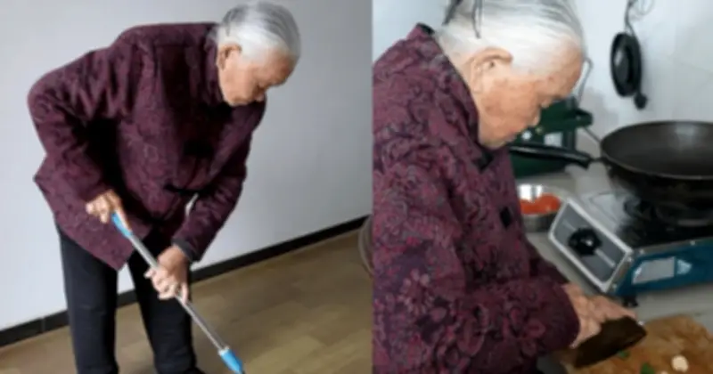 Cụ bà 104 tuổi ở Trung Quốc sống thọ nhờ tinh thần thanh thản và chế độ ăn hải sản