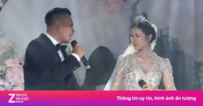 Cô dâu hát, chú rể rap gây sốt mạng xã hội trong đám cưới tại TP.HCM