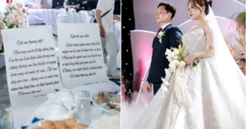 Cô dâu mồ côi viết thư tay gửi bố mẹ quá cố trong đám cưới khiến ai cũng nghẹn ngào