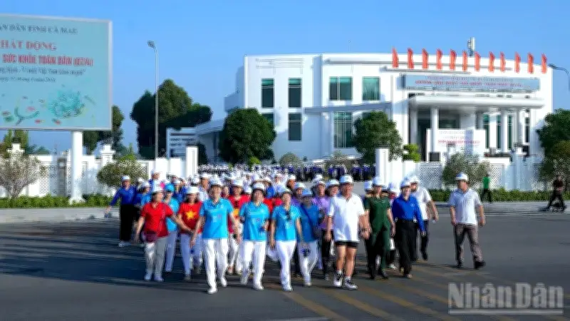 Cà Mau Phát Động Phong Trào Phòng Bệnh, Hướng Tới Việt Nam Khỏe Mạnh