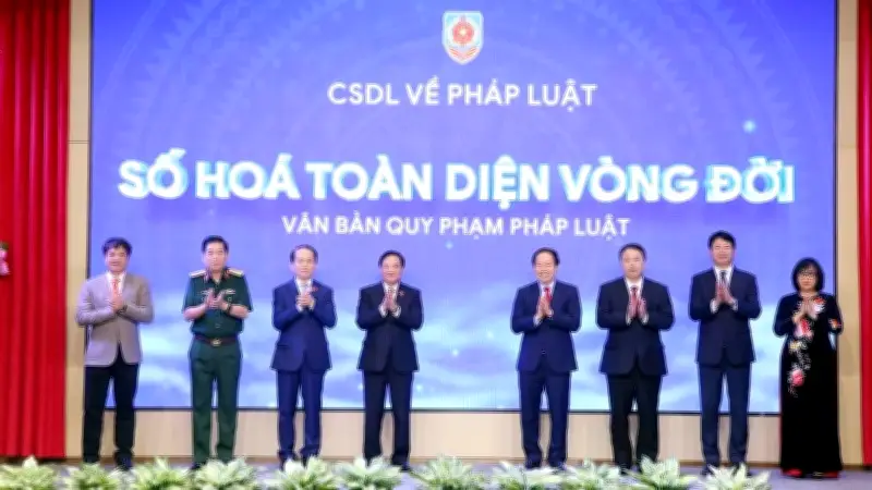 Cơ sở dữ liệu quốc gia về pháp luật phiên bản mới: Bước đột phá với AI và chuẩn hóa toàn diện