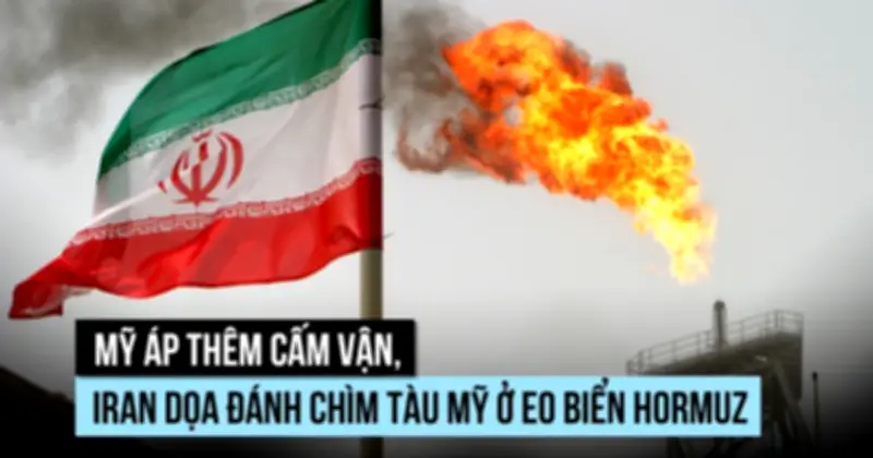 Cố vấn Iran đe dọa đánh chìm tàu chiến Mỹ từ loạt tên lửa đầu tiên