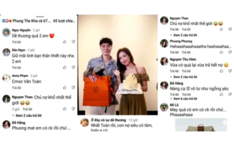 Ca sĩ Hòa Minzy tặng đôi giày cũ làm quà sinh nhật cho cầu thủ Văn Toàn