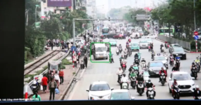 Camera AI Hà Nội phát hiện lỗi dừng đỗ sai quy định, mức phạt có thể lên tới 22 triệu đồng