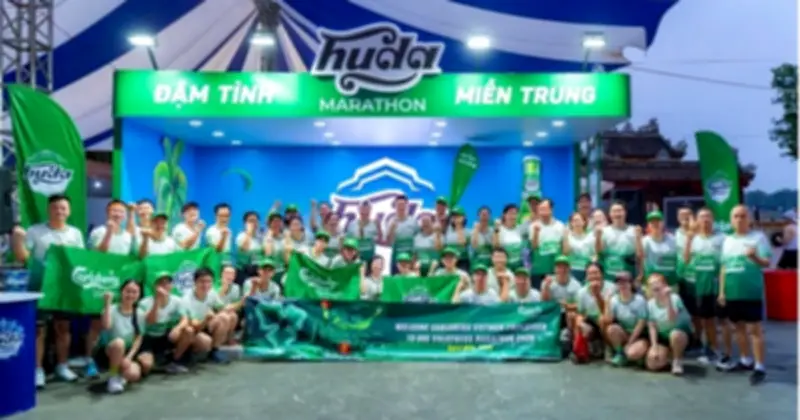 Carlsberg Việt Nam xây dựng văn hóa phát triển bền vững qua VnExpress Marathon Huế 2026