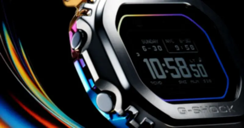 Casio ra mắt G-Shock 'cầu vồng' giá 20 triệu, sản xuất tại nhà máy lịch sử