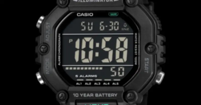 Casio Ra Mắt Đồng Hồ Pin 10 Năm, Giá Chỉ Hơn 1 Triệu Đồng Cho Người Dùng Phổ Thông