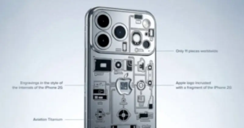 Caviar Gắn Bo Mạch iPhone 2G Vào iPhone 17 Pro, Chỉ Sản Xuất 11 Chiếc, Giá Gần 300 Triệu Đồng