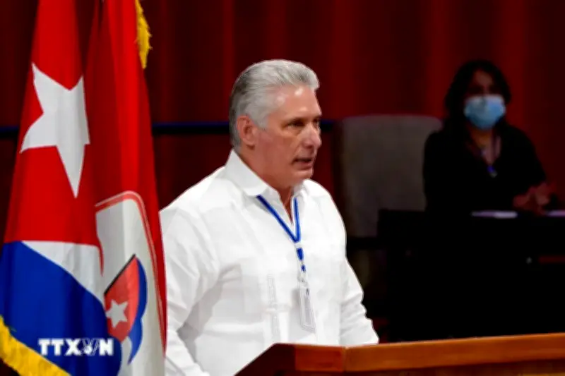 Chủ tịch Cuba trao đổi với nghị sĩ Mỹ về vấn đề cấm vận, thúc đẩy quan hệ song phương