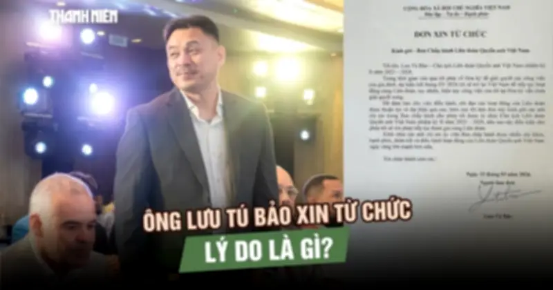 Chủ tịch Liên đoàn Quyền anh Việt Nam Lưu Tú Bảo xin từ chức vì lý do cá nhân