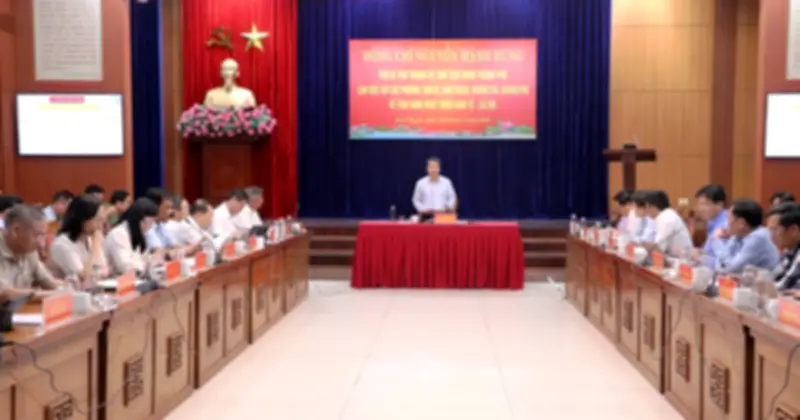 Chủ tịch Đà Nẵng Nguyễn Mạnh Hùng làm việc với 4 phường phía nam, yêu cầu chấm dứt báo cáo hình thức