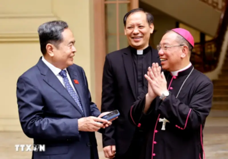 Chủ tịch Quốc hội gửi lời chúc mừng Tổng Giáo phận Hà Nội nhân dịp Lễ Phục Sinh 2026